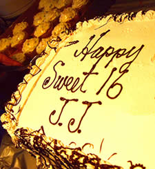 Sweet 16 Birthday Cake